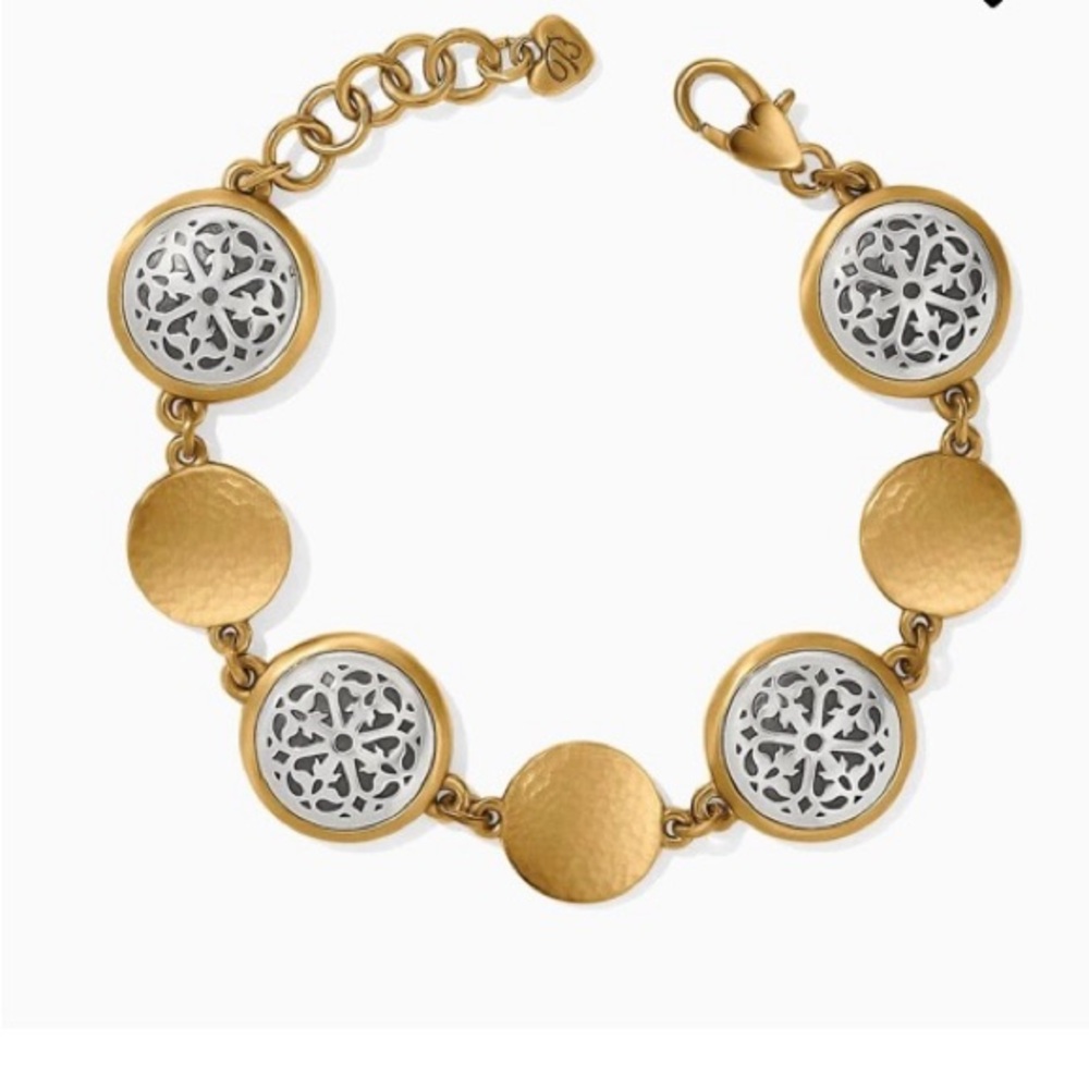 Brighton NWT Ferrara Luce two toned gold/silver bracelet JF0117